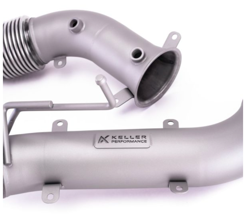Keller Performance Mclaren 570S/GT 540C 600LT Titanium Cerakote Race Downpipes