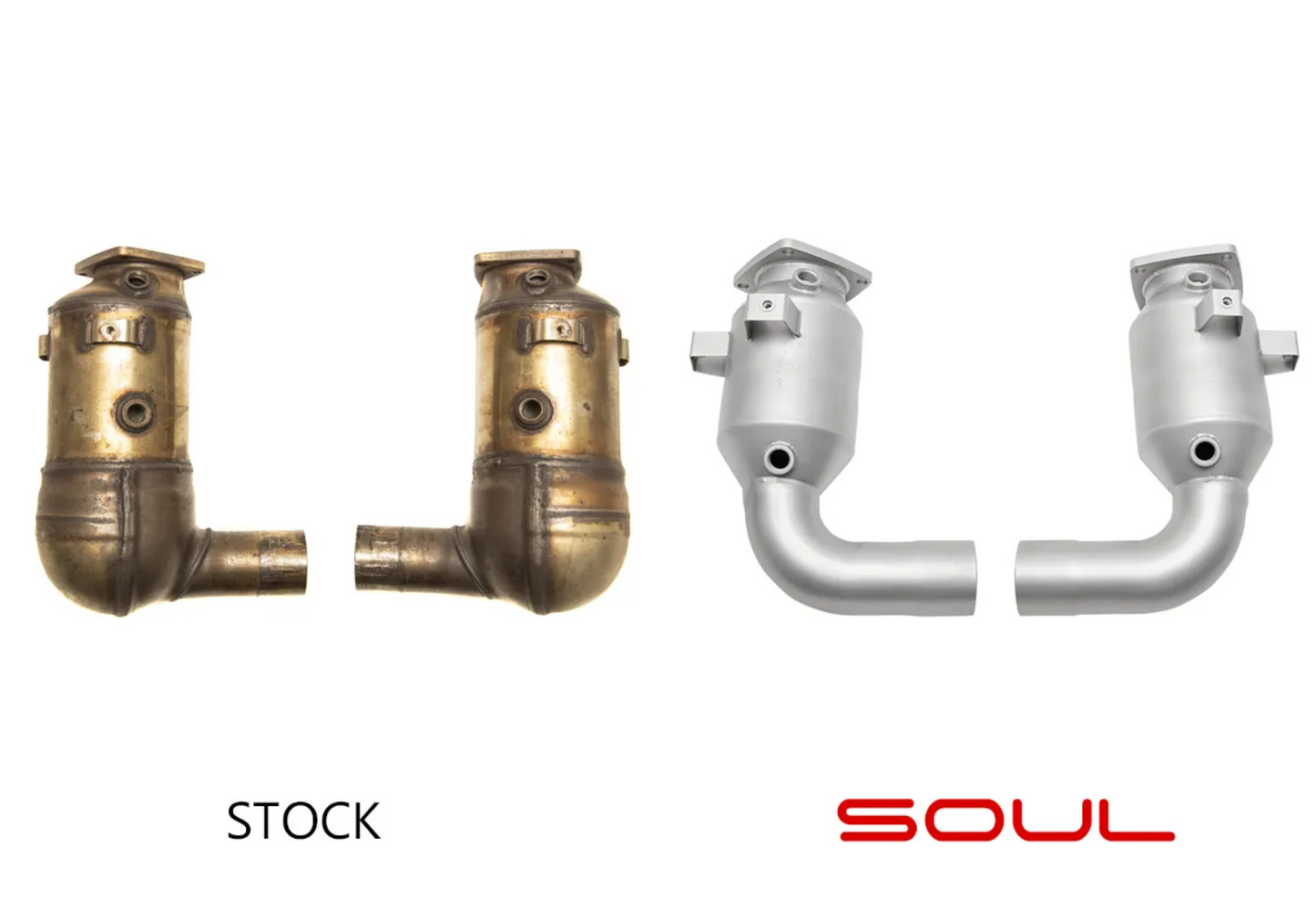 SOUL 991.2 Carrera Base / S Sport Catalytic Converters [NON PSE]