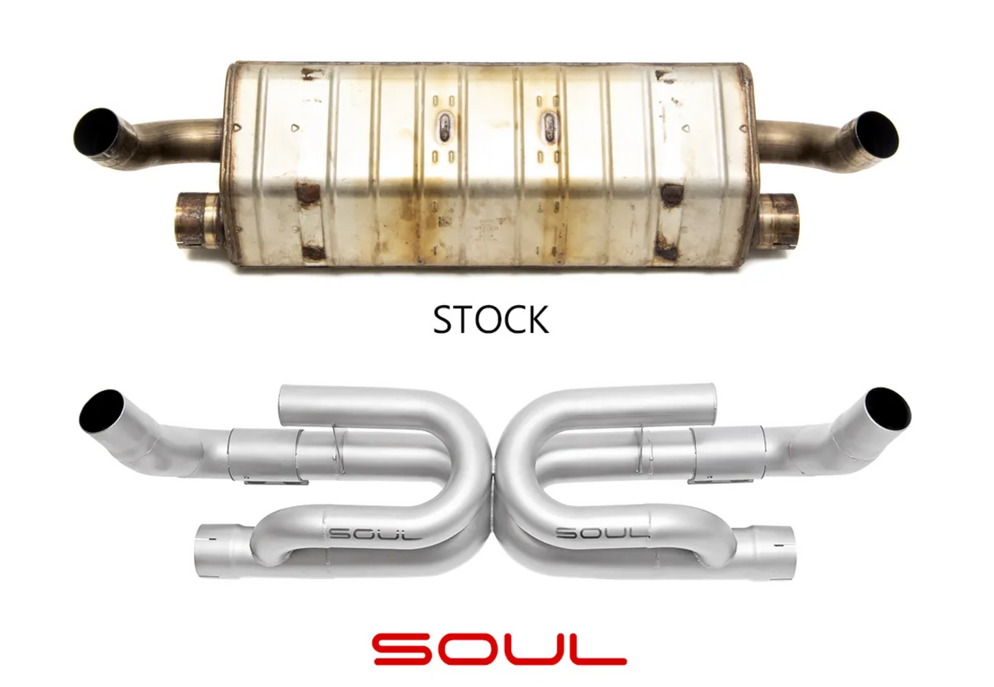 SOUL 991.2 Carrera Base / S Performance Exhaust Systems [NON PSE]