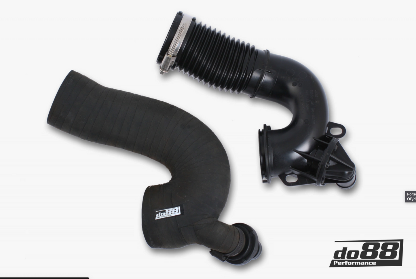 do88 911 Carrera (992) Turbo inlet hoses, OE/do88 66mm Airbox