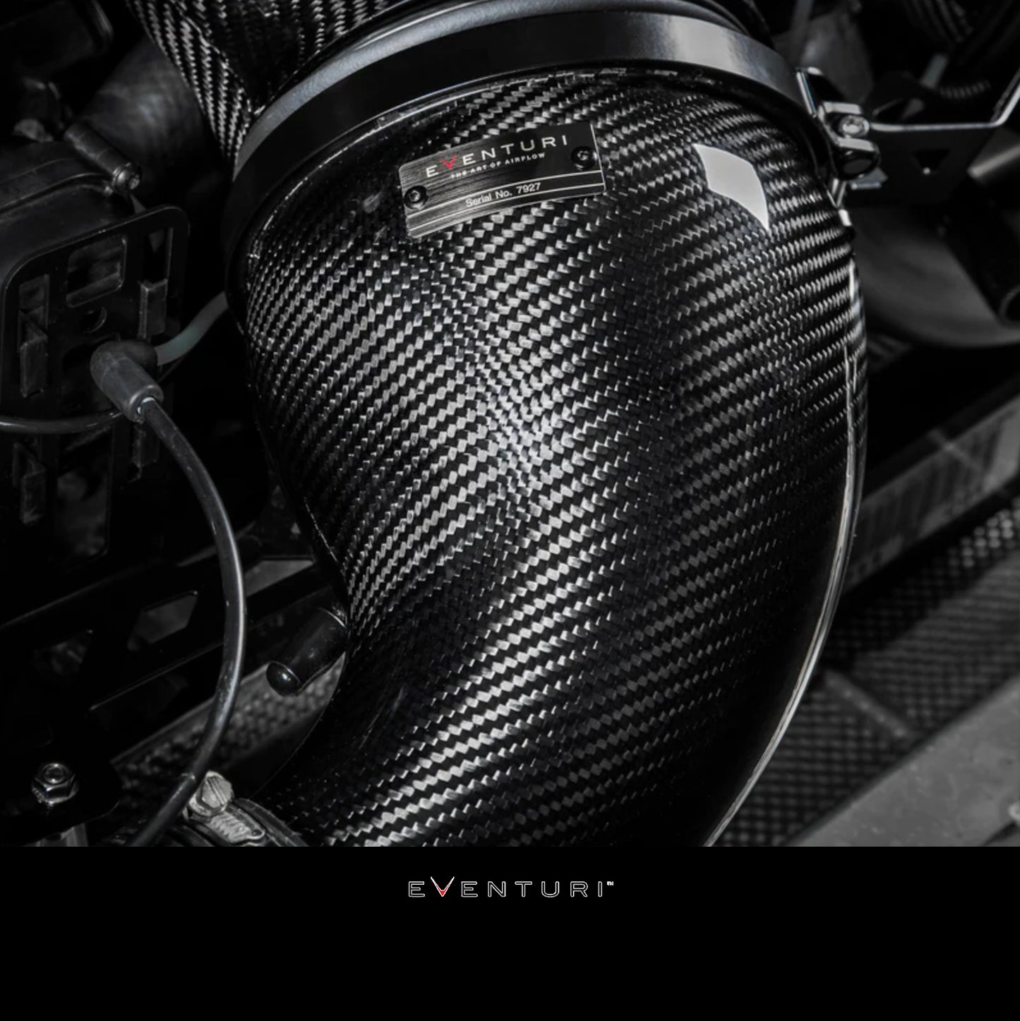 Eventuri Porsche 991.1 991.2 Turbo / Turbo S Black Carbon Intake System