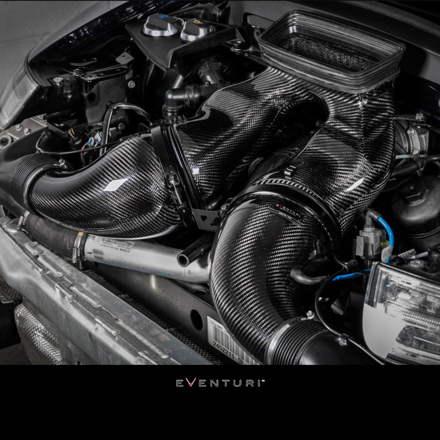 Eventuri Porsche 991.1 991.2 Turbo / Turbo S Black Carbon Intake System